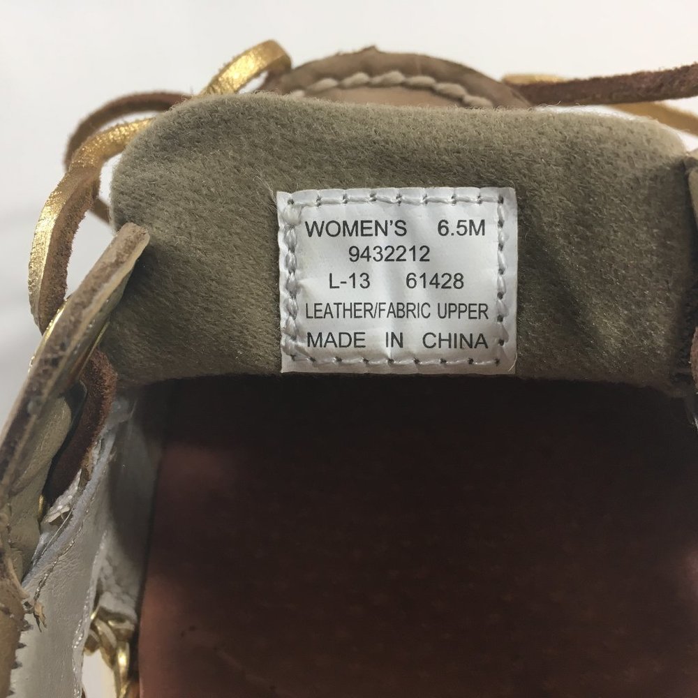 Sperry Top Sider Angelfish Can Linen Shoes Sz 6.5 - Picture 8 of 8